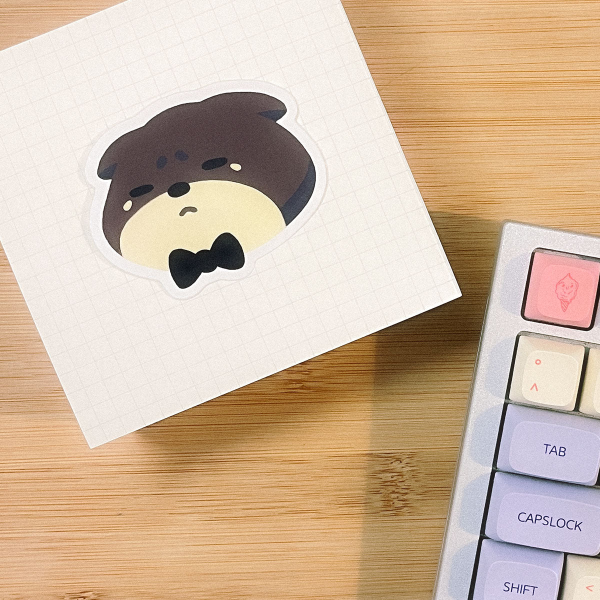 Heartbroken Cat Soft Matte Sticker