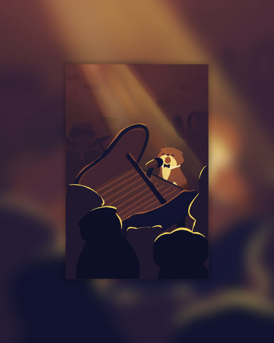 Heartbroken Cat Jazz Print V2