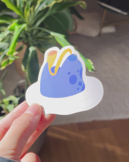 Lonely Seal Clear Sticker